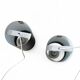 2 suspensions cylindriques Louis Poulsen par Eila & John Meiling, 1967