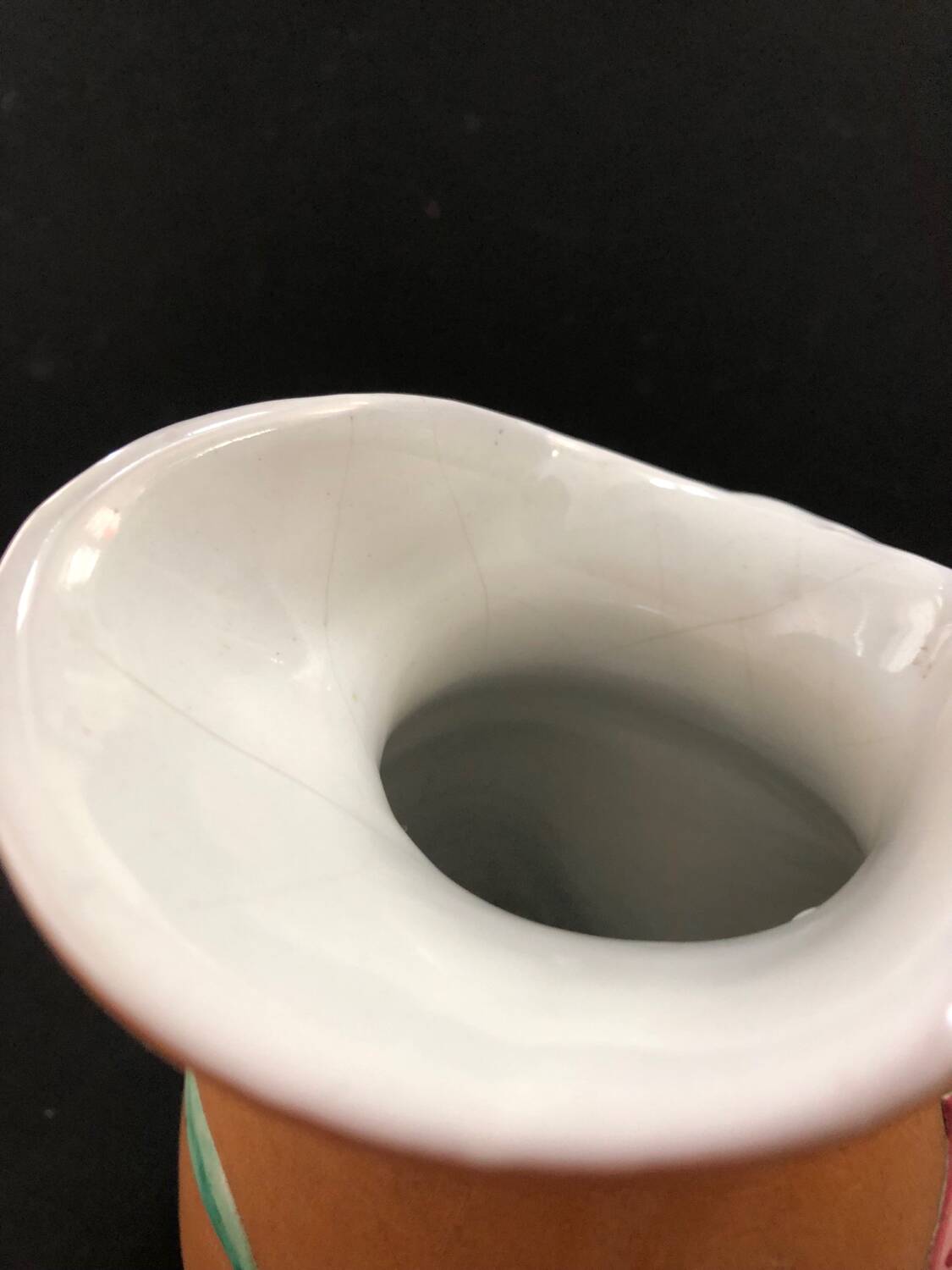 Fiamma Italy ceramic pitcher vase