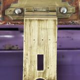 Ancient colonial travel trunk