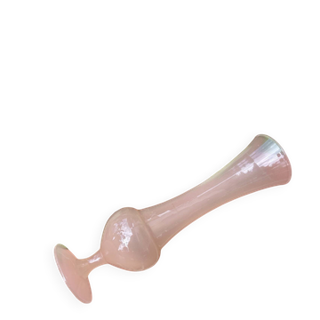 Vintage powder pink vase