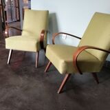 Pair of armchairs, Czechoslovakia 50