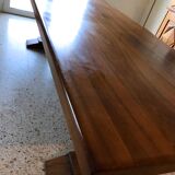 Dining table vintage solid wood refectory