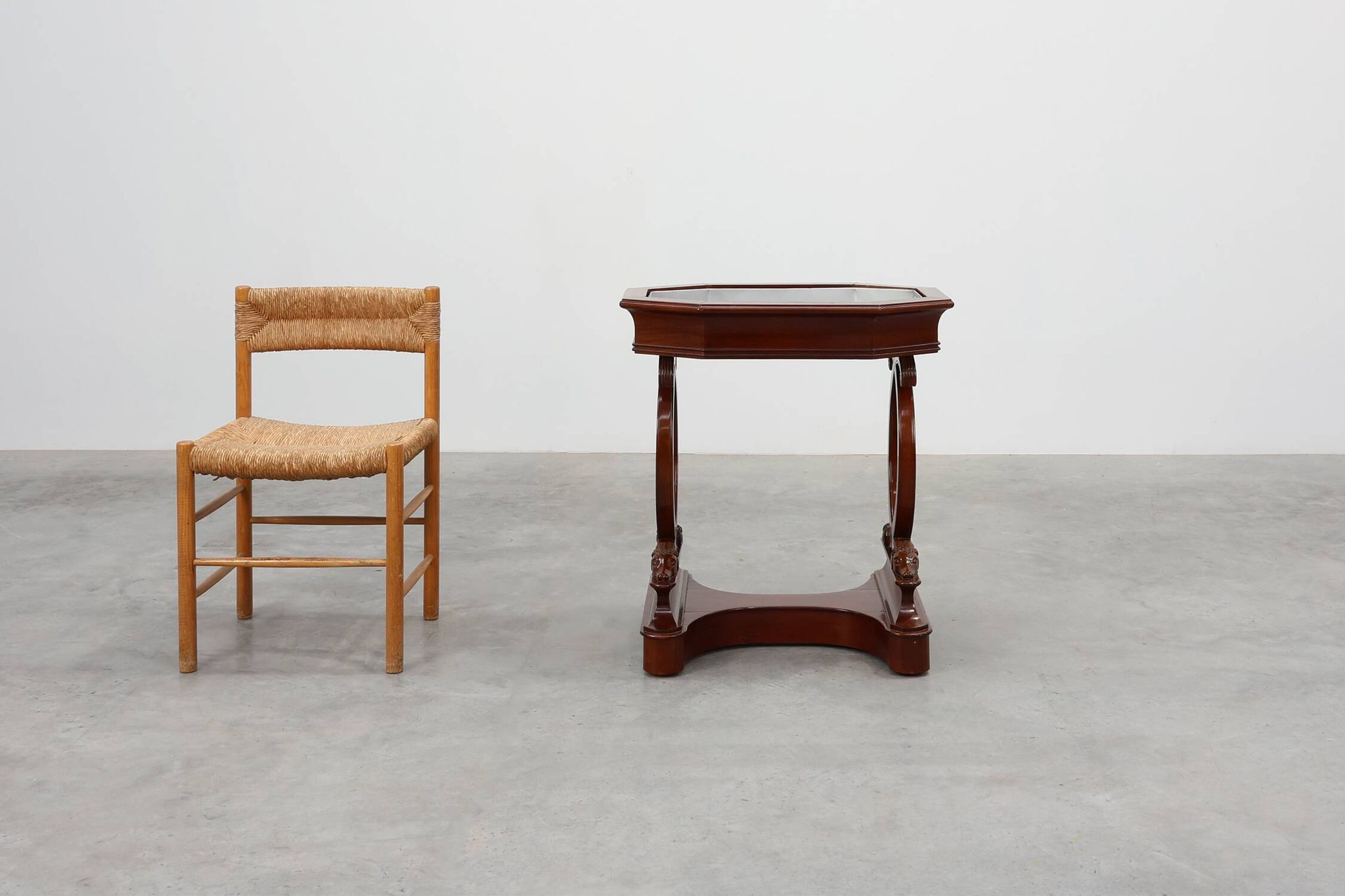 Jardinière Biedermeier en bois, Allemagne vers 1830