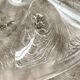 80s glass oyster plates