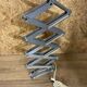 Beautiful accordion wall lamp 50,60', vintage lamp zigzag industrial design