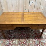 Louis Philippe style flat desk in cherry wood