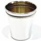 Solid silver cup with gadroon motif