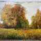 Autumn Flower Meadow, Ukraine, oil on canvas, signed