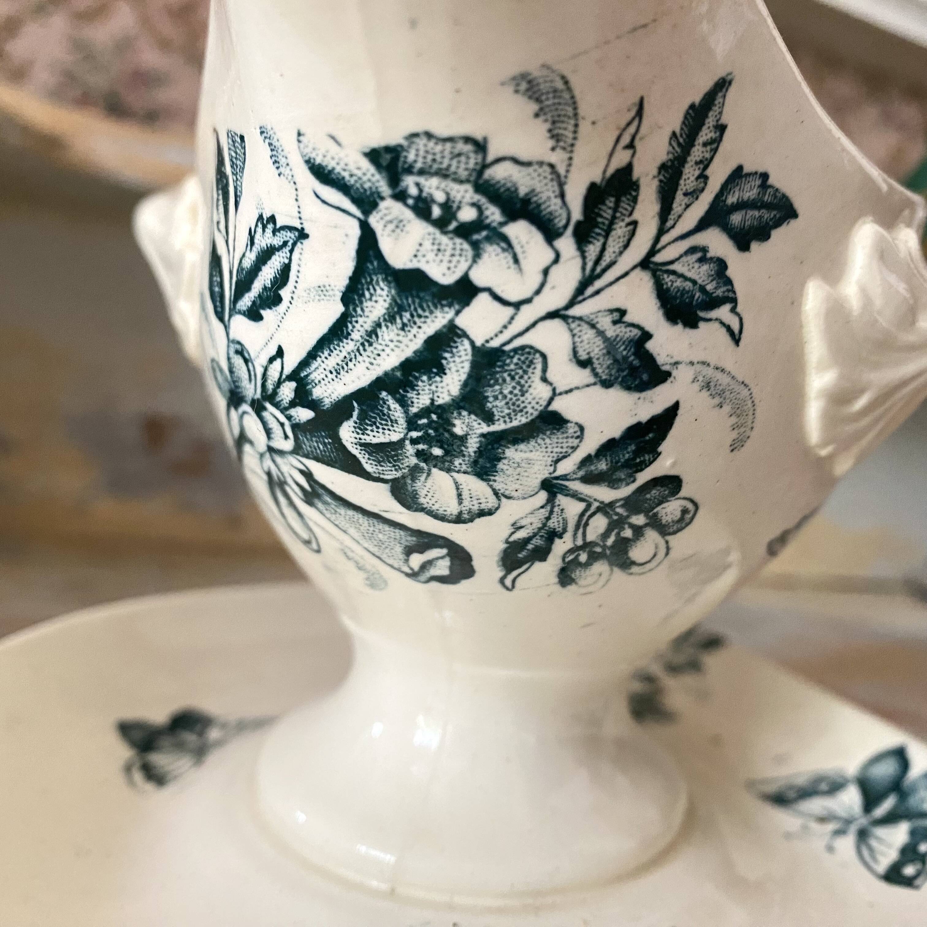 Saucière en terre de fer Badonviller Jasmin