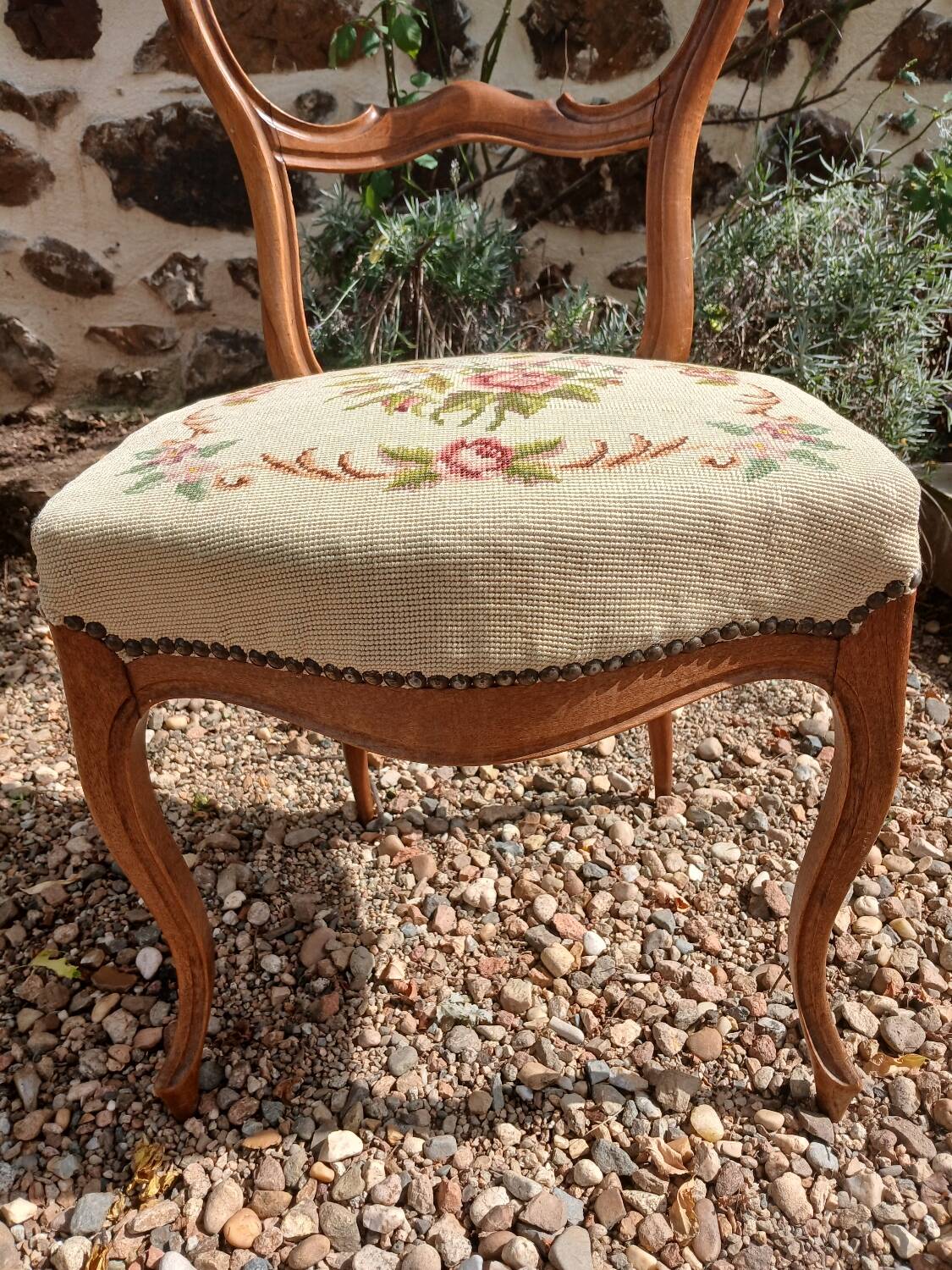 Antique upholstered chair