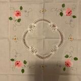 Tea tablecloth, handmade, france
