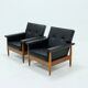 Paire de fauteuils scandinave 1960