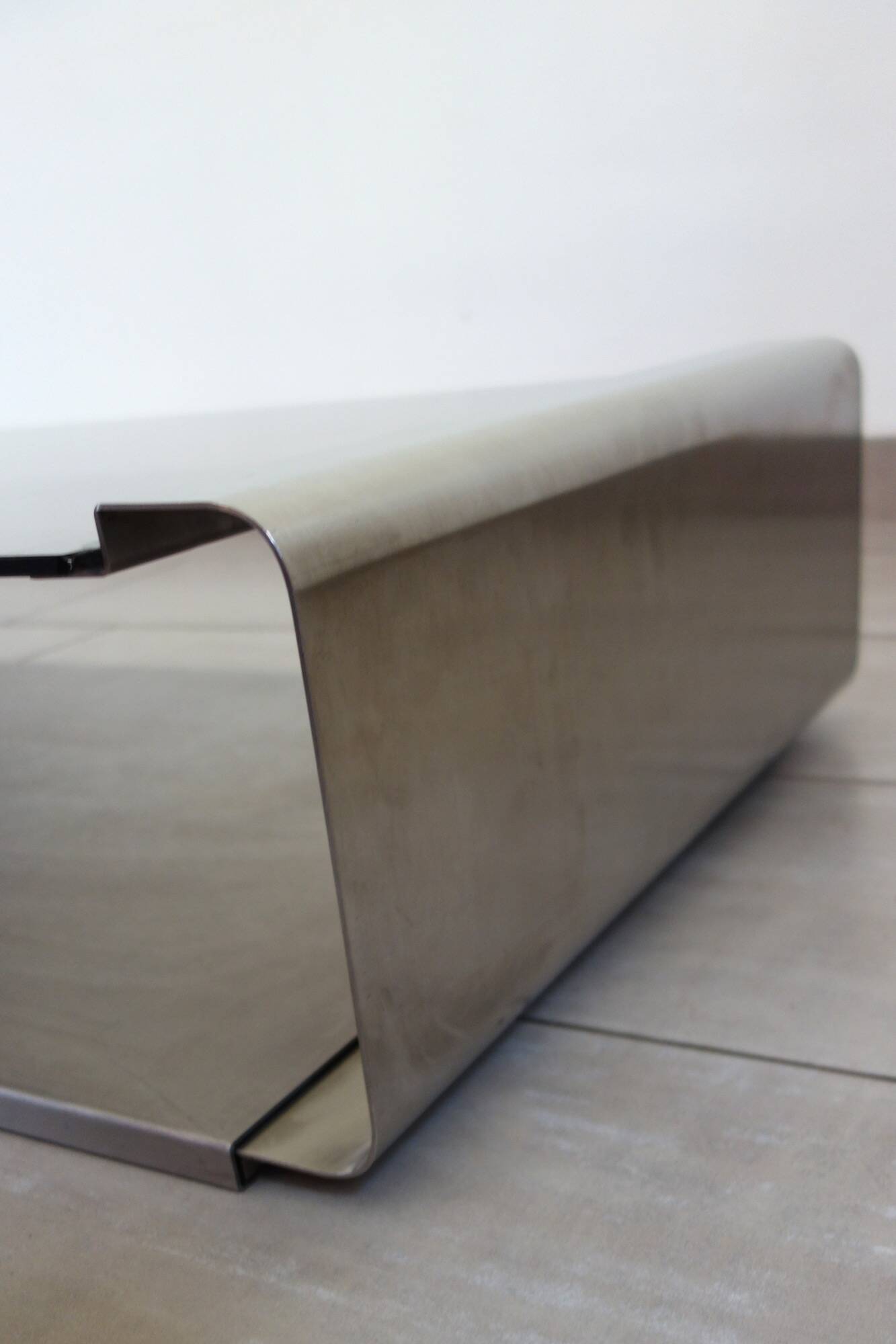 Vintage coffee table by François Monnet, Kappa edition, 1970