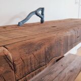 Rustic carpenter's workbench