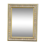 Pastel floral decoration mirror 100x80cm