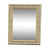 Miroir à décors fleuris pastel 100x80cm