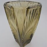 Smoked glass vase
