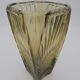 Vase en verre fumé