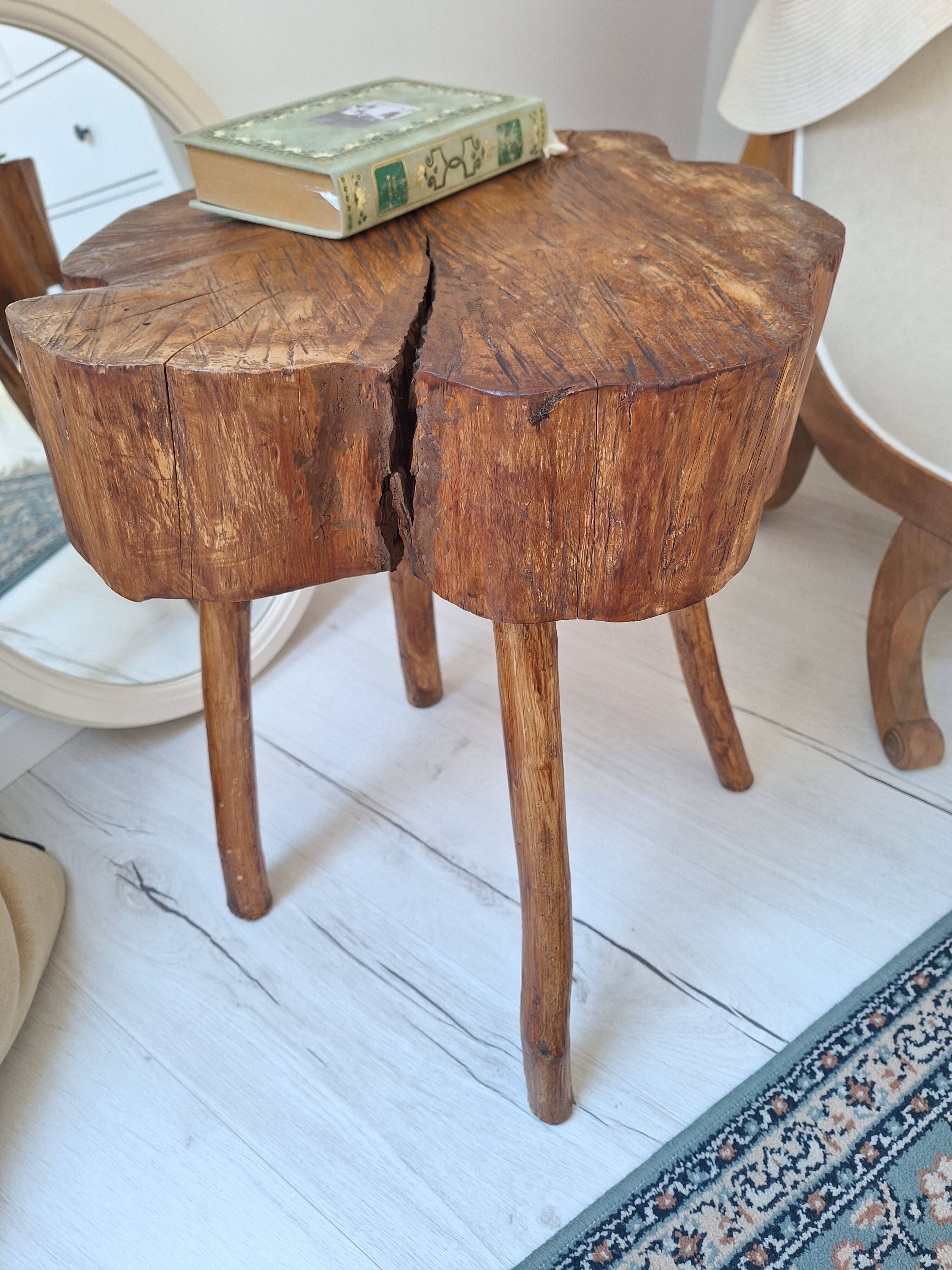 Coffee table, side table, brutalist end table.