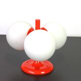 Small mid-century wall sconce in orange by Kaiser, Germany, 1960s