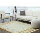 1970s Vintage Turkish Oushak Handmade Wool Cotton Cream Area Rug 171x222