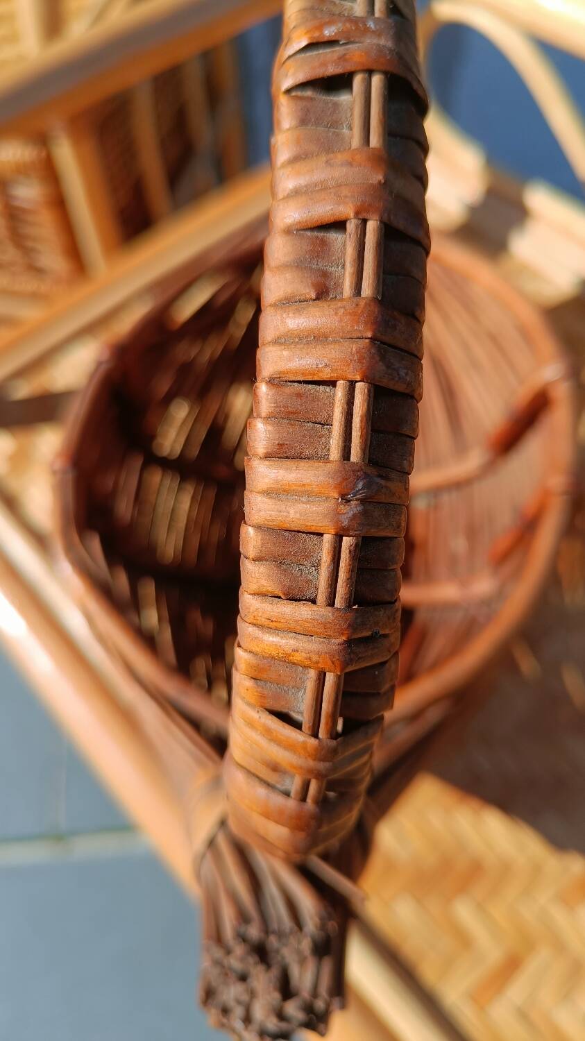 Old basket for fruits