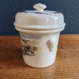 Old-Fashioned Foie Gras Terrine SARREGUEMINES Simplex - Decorated with Alsatian Scenes