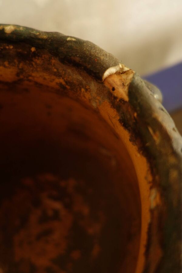 Cache-pots art populaire en mosaïque, France