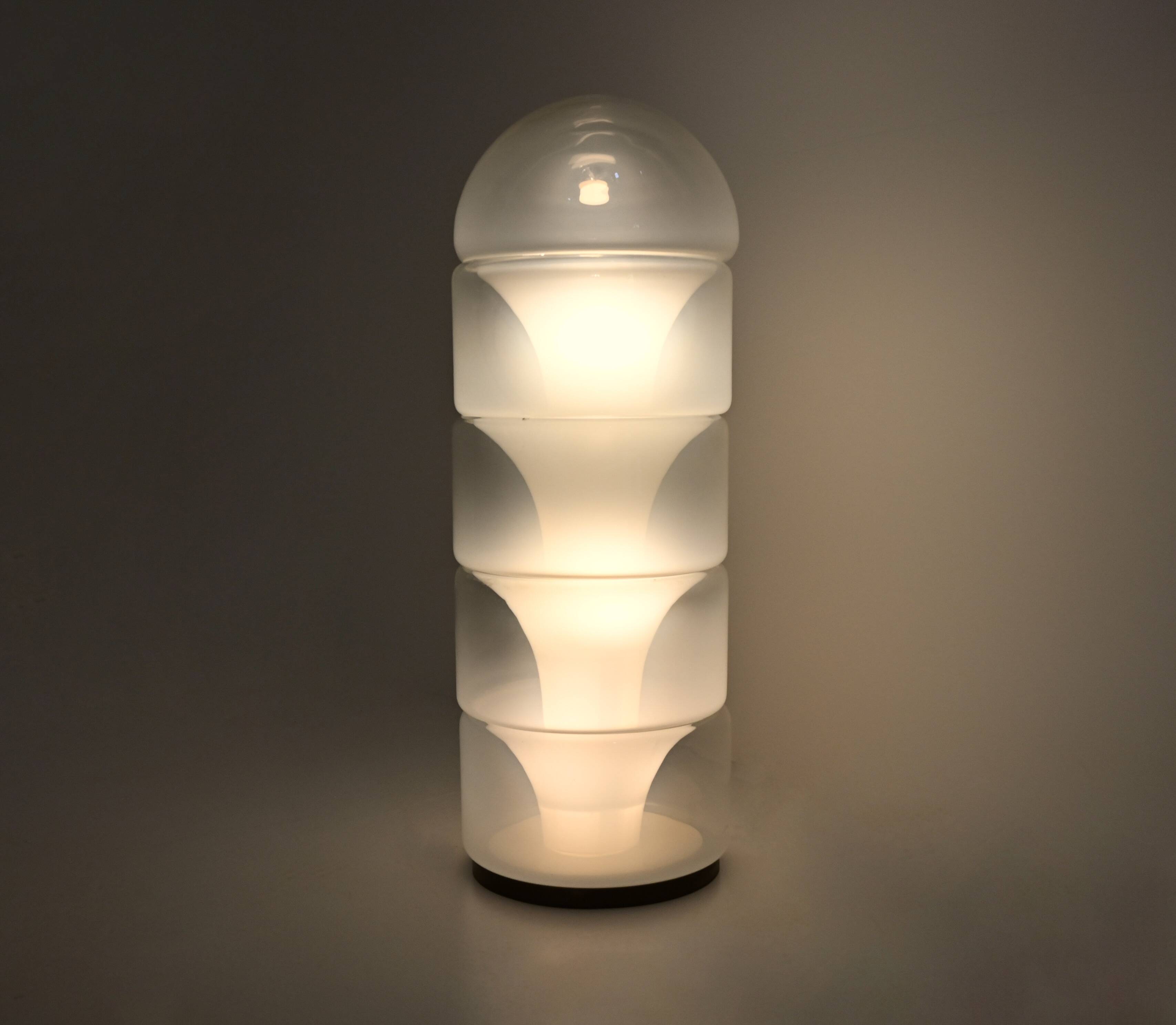 Sfumato LT316 floor lamp in Murano glass by Carlo Nason for Mazzega, year
