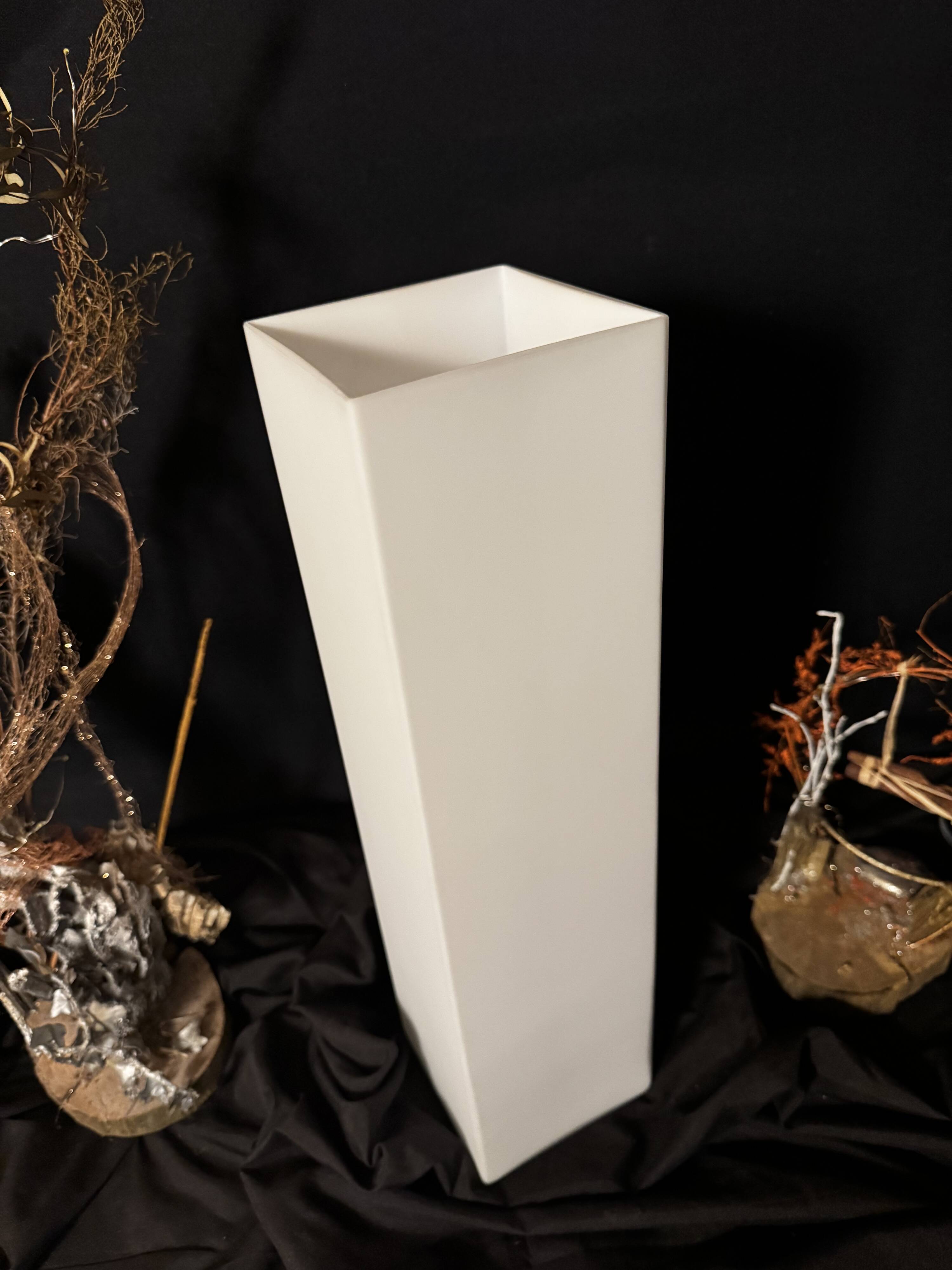 Opaline table lamp Vianne SCE vintage Column 40x10x10 New old Stock NOS