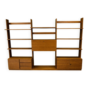 Bibliothèque Étagère - murale teck