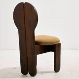 Chaise en pin hongrois par Mária Szedleczky, Set de 6