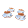 4 tasses à café en céramique