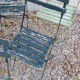 Suite de chaises pliante de bistrot