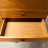 Scandinavian high enfilade 1960 solid teak