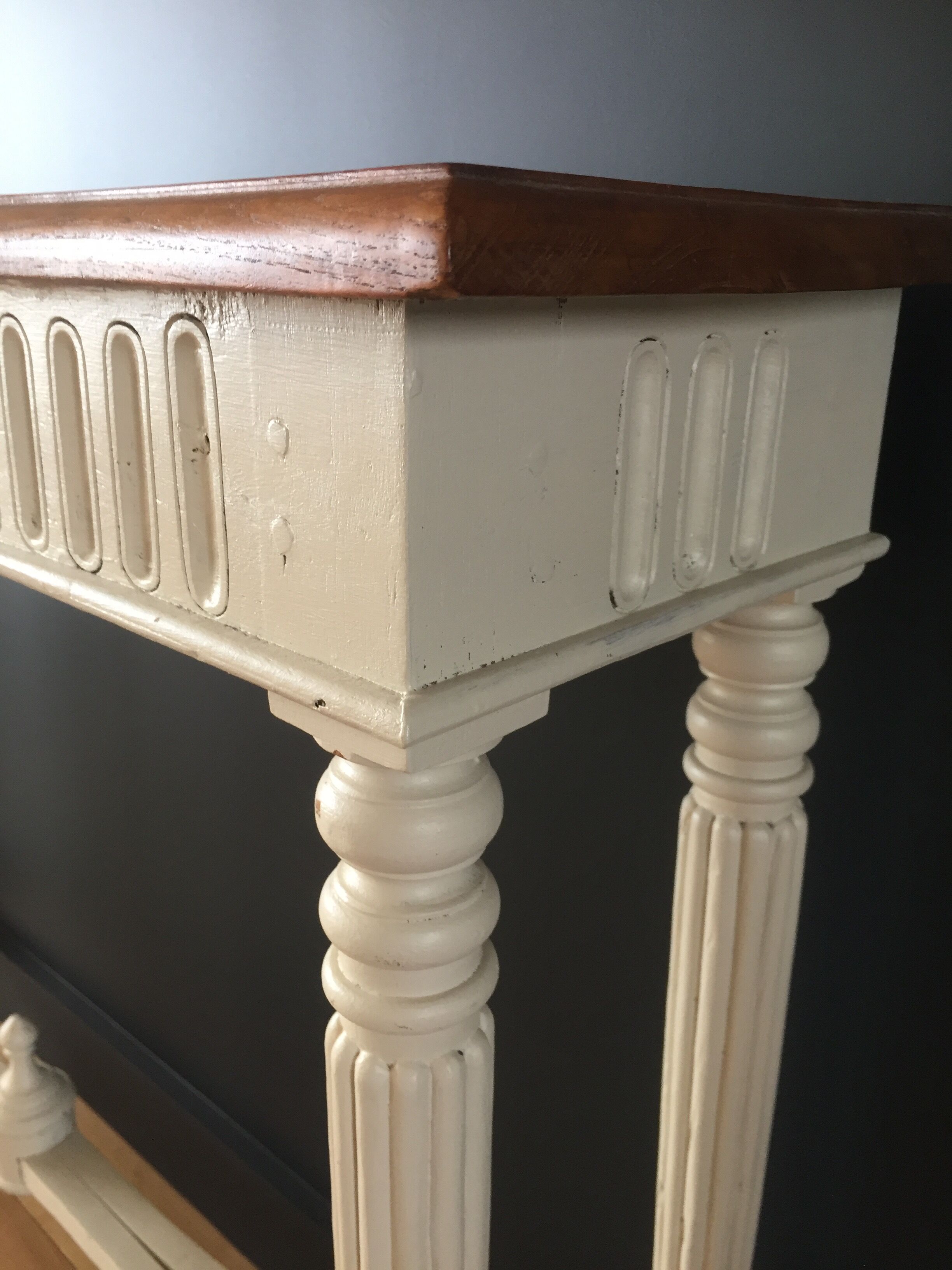 Teak console