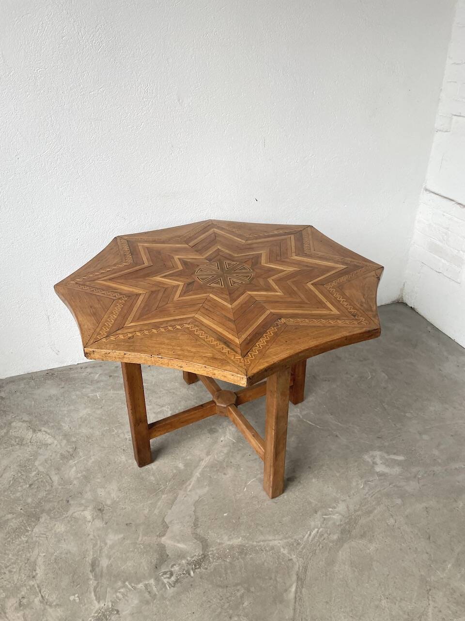 19th century inlaid side table