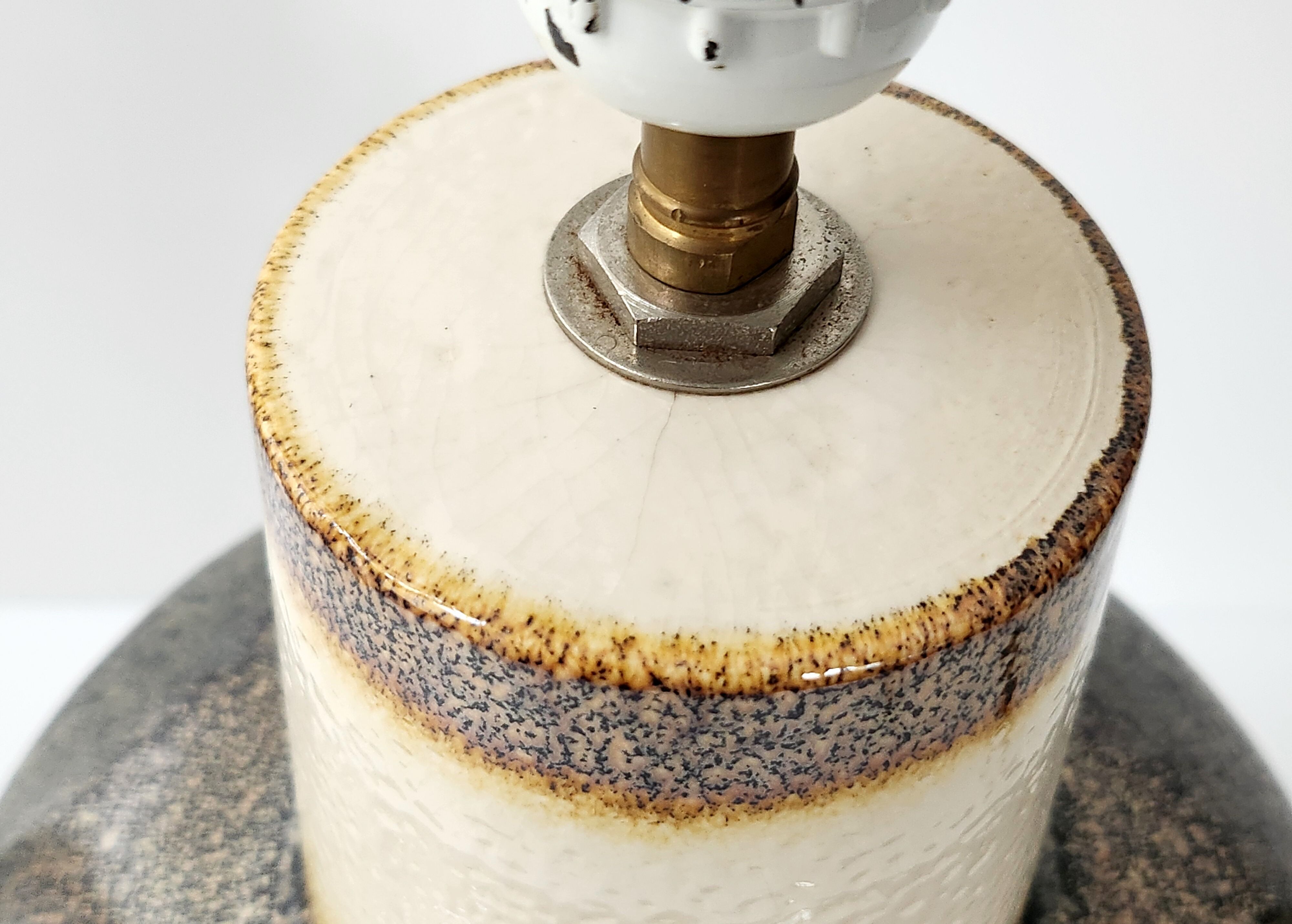 Vintage lamp foot 1970 ceramic