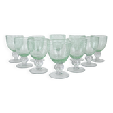 Ensemble de flûtes à champagne, design italien, années 1970, production : Italie