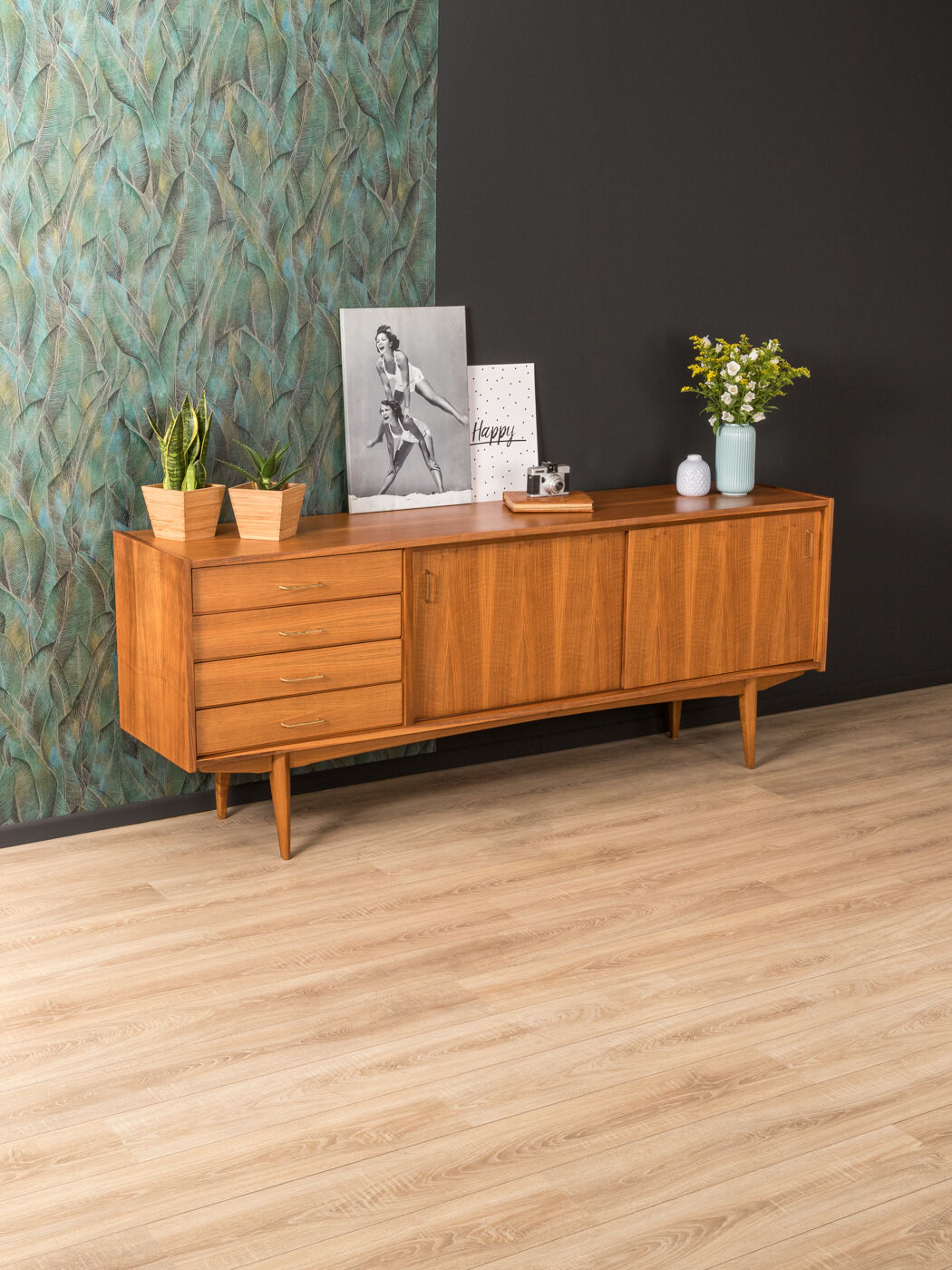 Walnut sideboard from the 1950s