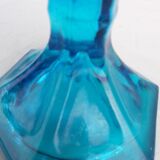 Blue candle holder