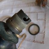 Old iron earth ceramic ball lamp base