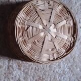 Vintage Wicker Pot Hidden Basket