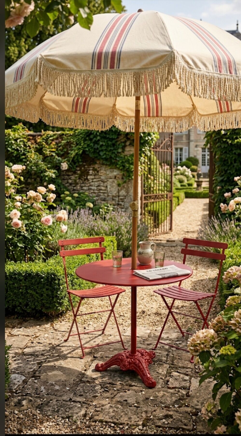 Table guéridon de bistrot en fonte et fer du XXe