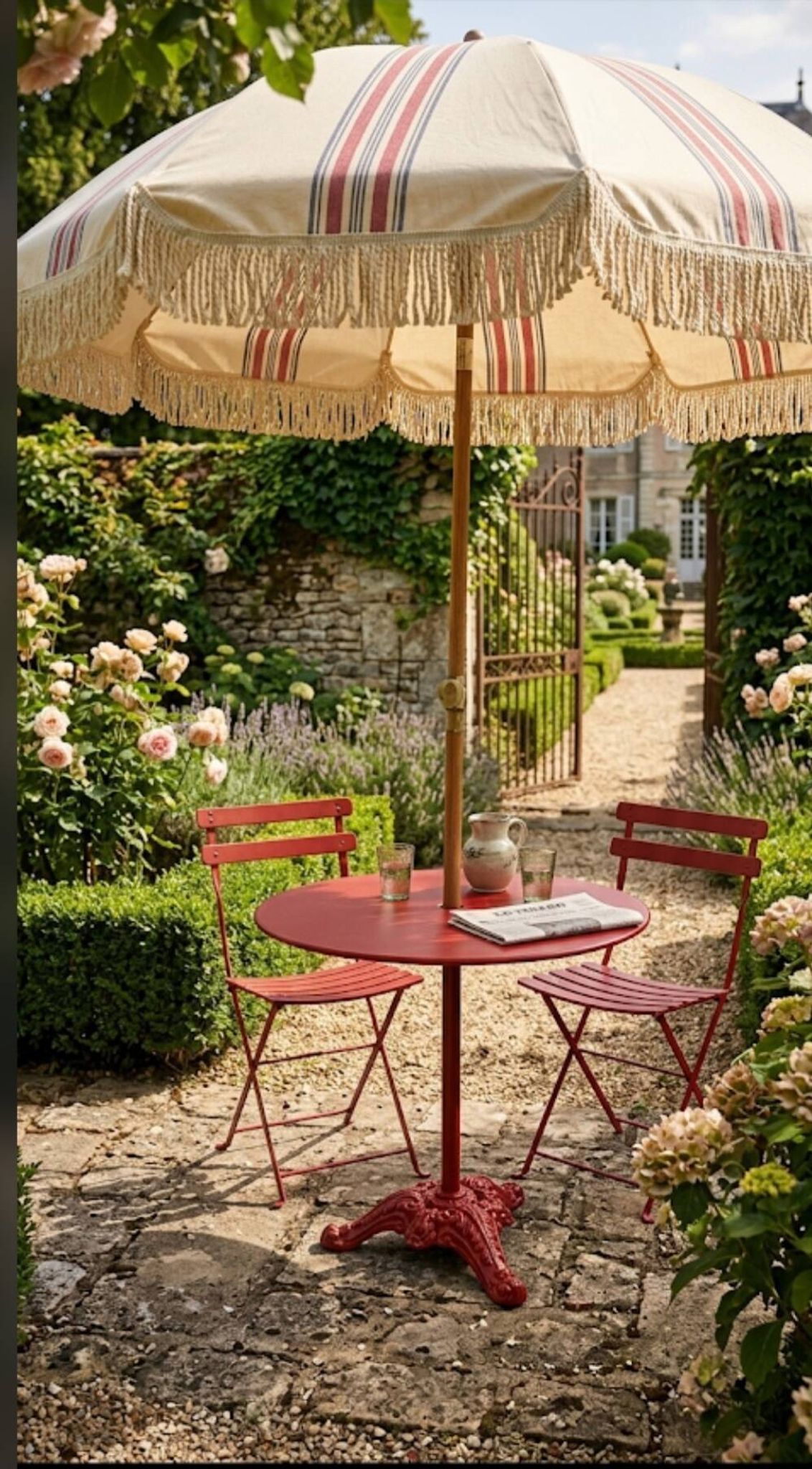 Table guéridon de bistrot en fonte et fer du XXe