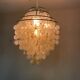 Grand lustre en nacre style Verner Panton années 60
