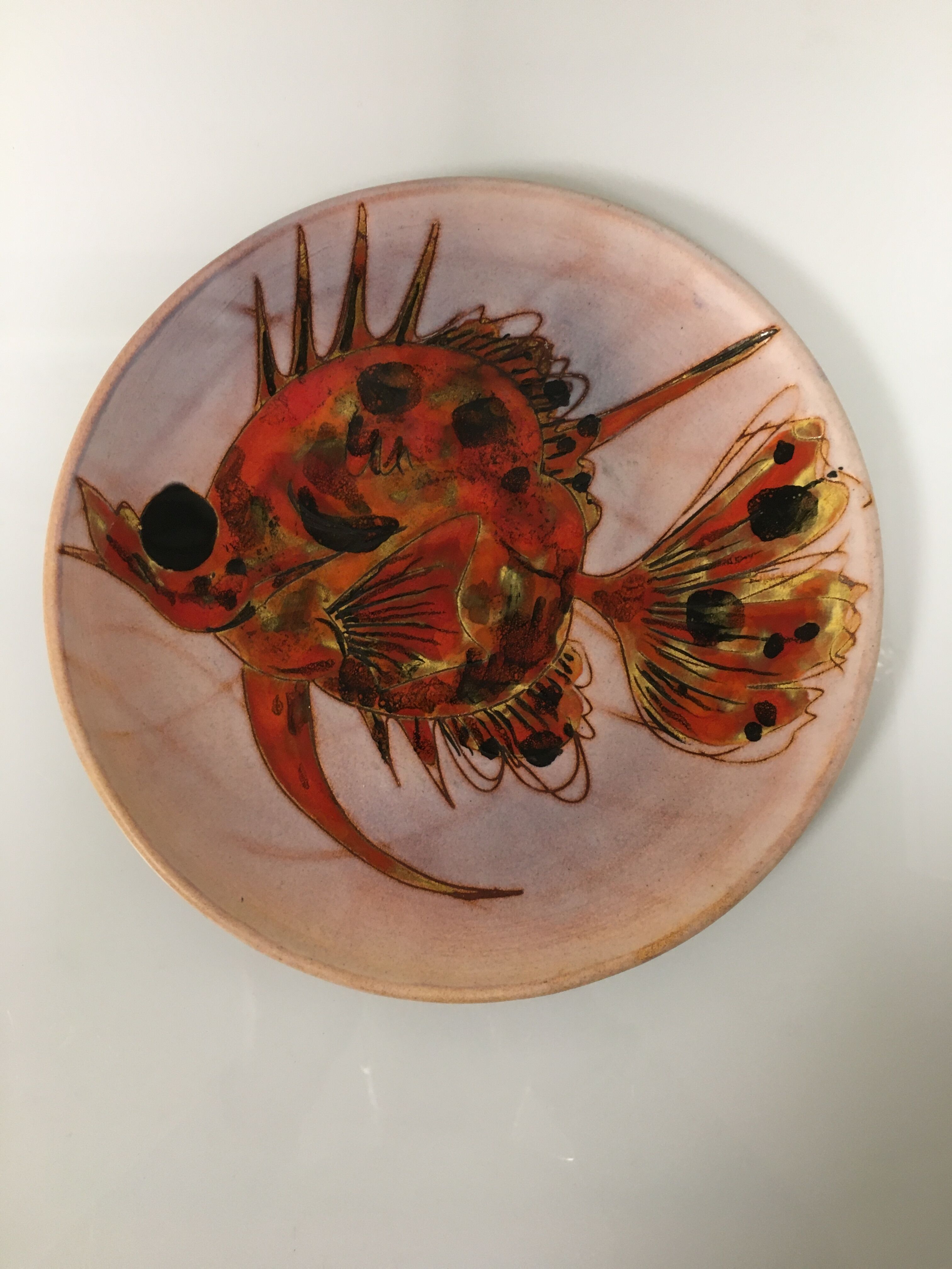 6 plates of fish Monique Brunner, Vence, Vallauris