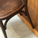 Anciennes chaises bistrot bois courbe
