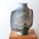 Vase by Yves Mohy in Virebent porcelain, 70s