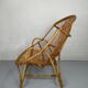Fauteuil corbeille en rotin vintage